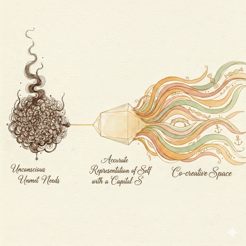 Unconscious Unmet Needs — Accurate Representation of Self with a Capital S — Co-creative Space