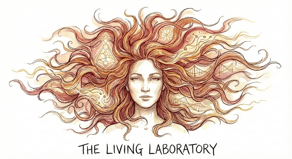 The Living Laboratory — watercolor illustration